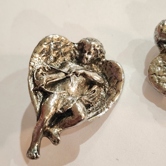 Judith Woracek Mullen Angel Cherub Designer Earrings - Picture 2 of 5